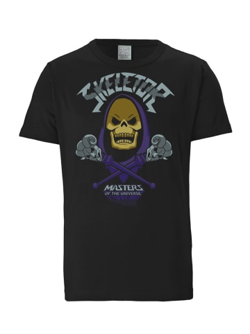 Logoshirt T-Shirt Skeletor in schwarz