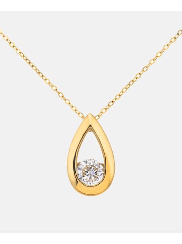 Diamant L'éternel Halskette mit Anhänger aus 375 Gelbgold mit Diamant