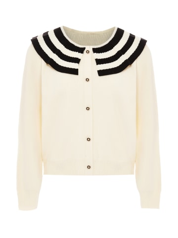 NAEMI Damen Cardigan in Weiss
