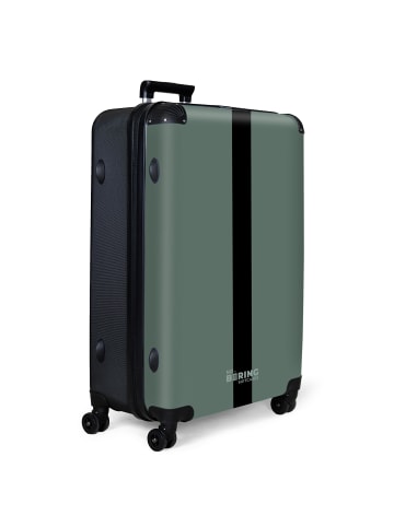 NoBoringSuitCases Suitcase, Koffer, Reisekoffer Grün schwarz