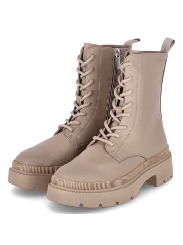 Tamaris Combat Boots in Taupe