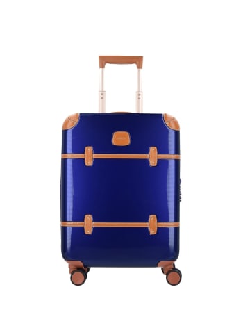 BRIC`s Bellagio 4-Rollen Kabinentrolley III 55 cm in blue-tobaco