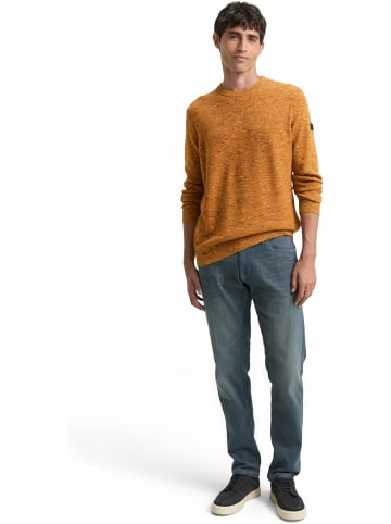 Tom Tailor Rundhalspullover für Herren in orange