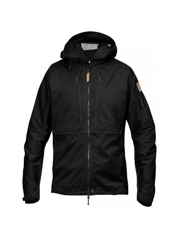 FJÄLLRÄVEN Outdoorjacke Keb Eco-Shell Jacket M in Schwarz