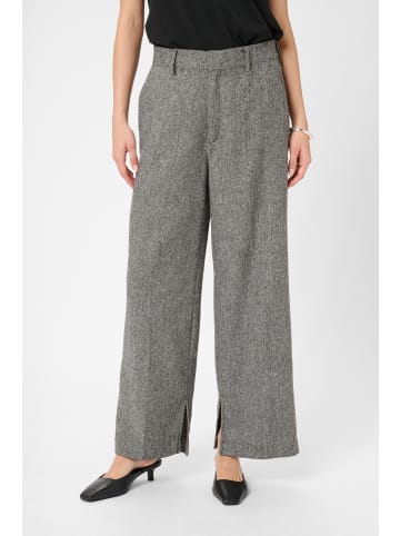 Kaffe Hose KAthilda Regular fit in Black/Grey Tweed