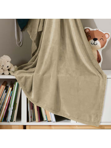 REDBEST Fleece, Microfaser Wohndecke 10er-Pack in beige