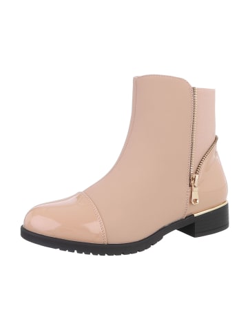 Ital-Design Stiefelette in Beige