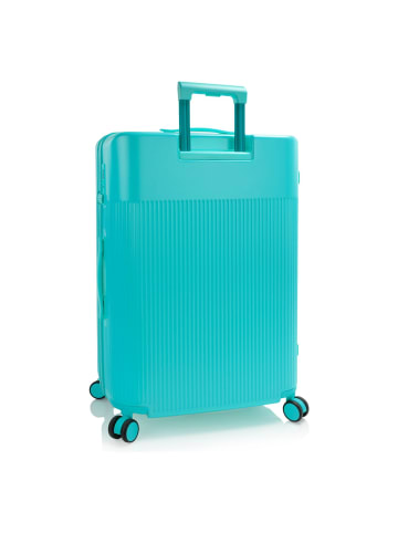 Heys HiLite 4 Rollen Trolley L 74 cm mit Dehnfalte aqua breeze