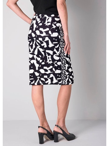 Alba Moda Rock mit grafischem Druck in schwarz