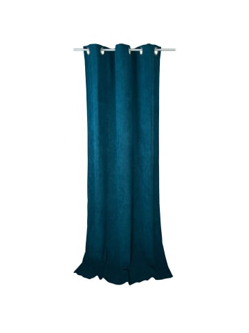 Tom Tailor Blickdichter Ösenvorhang CASUAL CORD in Petrol