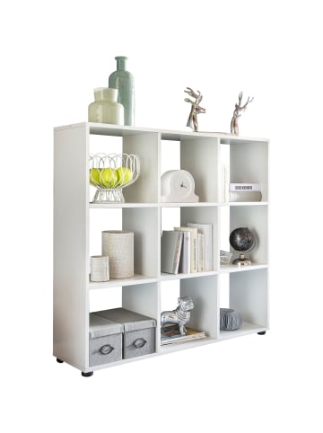 KADIMA DESIGN Design Bücherregal mit 9 Fächern 108 x 104 x 29 cm, Standregal