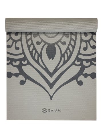Gaiam Sundial Layers Yoga Mat 5 mm Classic Printed in Grau0640
