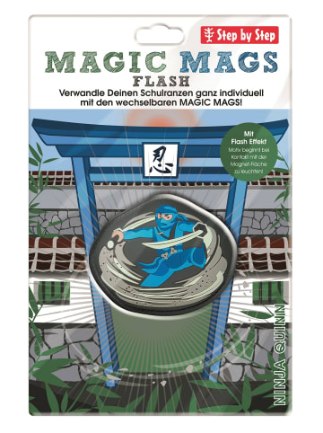 Step by Step Magic MAGS FLASH Ninja Quinn Applikationen in blau