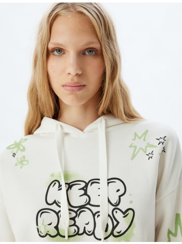 KOTON Sweatshirt in Ekru