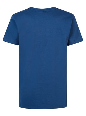 Petrol Industries T-Shirt mit Logo Tropiventure in Blau