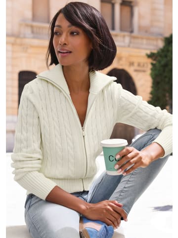 LASCANA Strickjacke in creme