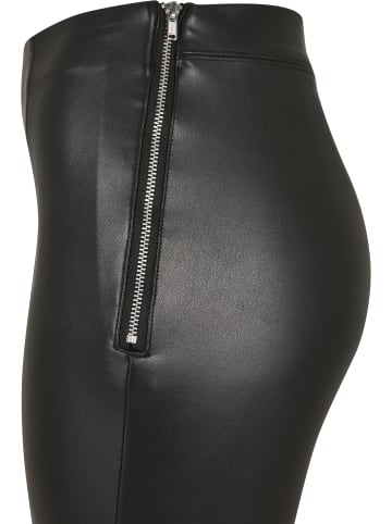 Urban Classics Trousers - Leather - Faux Leather in black