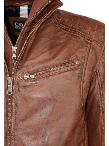 COCO BLACKLABEL since1986 Lederjacke SPMX1 in mokka