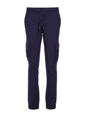 Threadbare Cargopants THBPrince in blau-schwarz