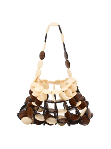 FELIPA Damen Handtasche in Braun Mehrfarbig