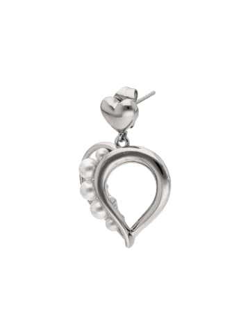 myMo Women Pair Of Earrings in Silver White