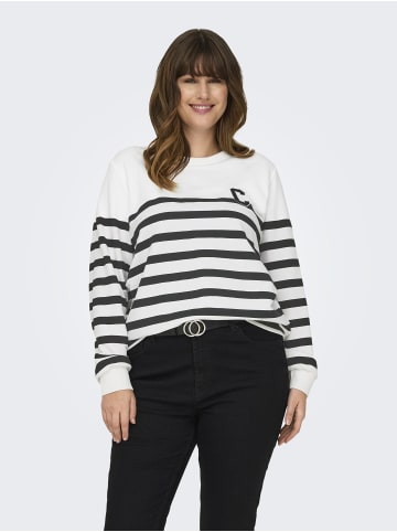 ONLY Carmakoma Sweatshirt in Cloud Dancer 1