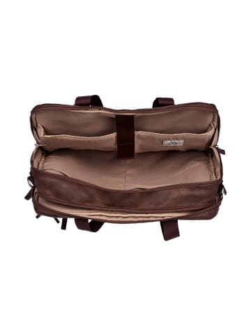 Camel Active TRACES Business Tasche mit gepolstertem Laptopfach in Braun
