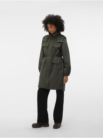 Vero Moda Langer Parka in Peat
