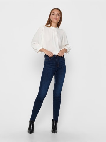 ONLY High Waist Skinny Jeans Lange Stretch Hose ONLPAOLA Röhrenjeans in Blau