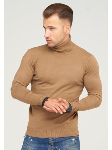 behype Rollkragenpullover TIBERIUS in Beige