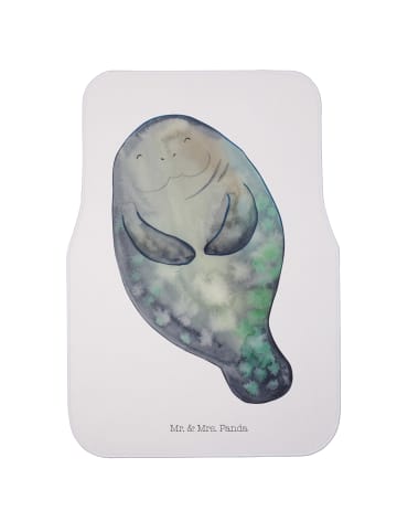 Mr. & Mrs. Panda Automatte Seekuh Happy ohne Spruch in Weiß