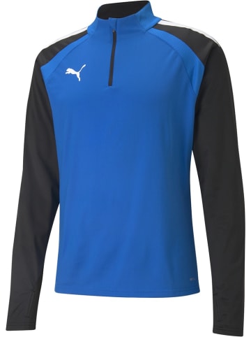 Puma Pullover "TeamLIGA 1/4 Zip Top" in Blau