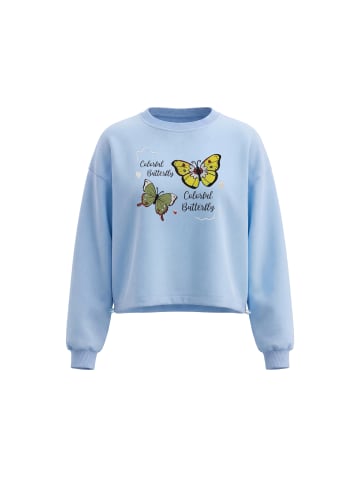 myMo Women Sweatshirt in Light Blue