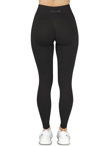 Circle Five Scrunch Leggings - Shape Push Up Sporthose in Schwarz