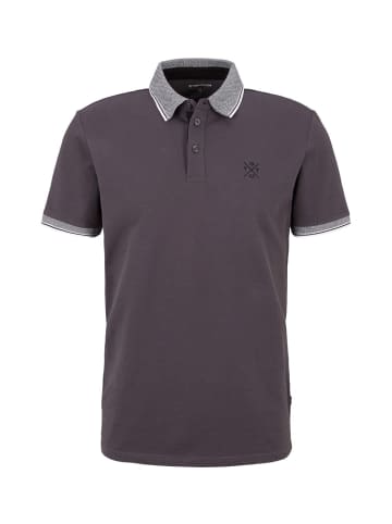 Tom Tailor Poloshirt CHEST EMBRO in Grau