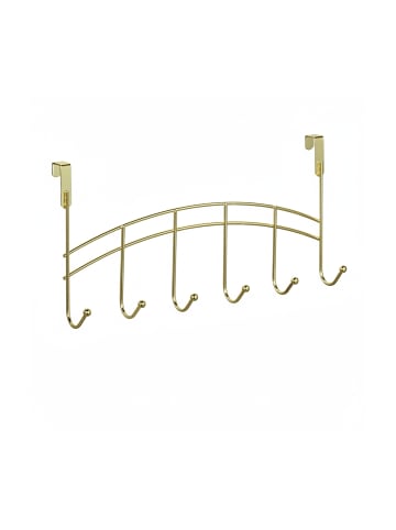 relaxdays 2 x Türgarderobe in Gold - (B)40x (H)20 x (T)9 cm