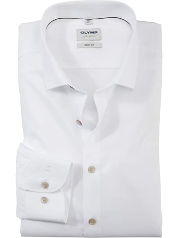 OLYMP  Langarm Business Hemd für Herren in weiss
