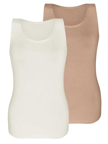 Sassa 2er Sparpack Top in ivory skin