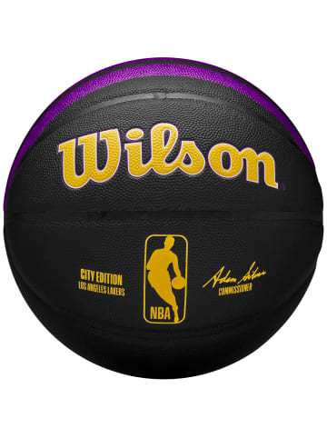 Wilson Wilson NBA Team City Collector Los Angeles Lakers In/Out Ball in Schwarz