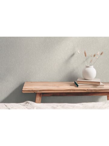 A.S. Création Tapete Textured Nature in Nebelweiß