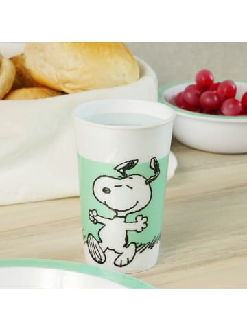 Geda Labels Trinkbecher Snoopy Kids 2er Set in Hellgrün - 330 ml