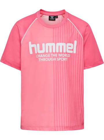 Hummel T-Shirt S/S Hmlmexine T-Shirt S/S in GERANIUM PINK