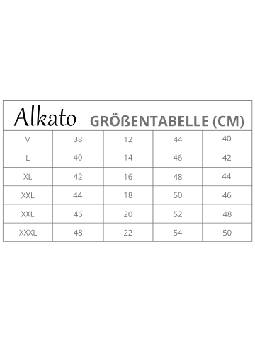 Alkato Damen Longpants mit Spitze und Bein in beige