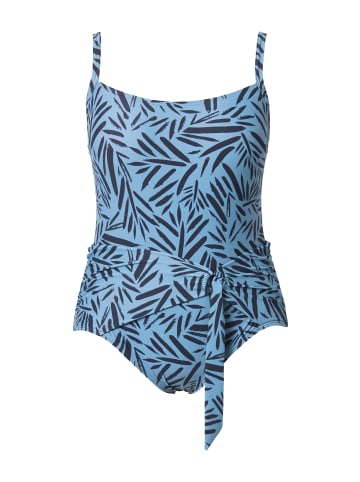 Ulla Popken Badeanzug in jeansblau