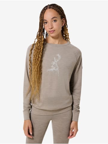 super.natural W CHARMING DEER BRUSH LS in Beige