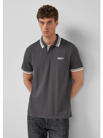 s.Oliver Polo-Shirt in 95D1_schiefergrau