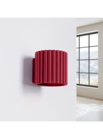 Nice Lamps Wandlampe ZORA 1 red H 10 cm