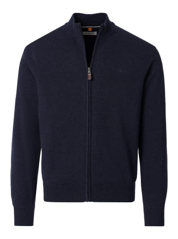 Redmond Strickjacke Basic in Dunkelblau