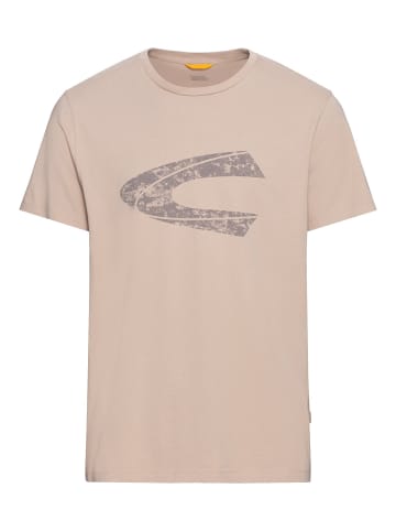 Camel Active T-Shirt mit Print aus nachhaltigem Organic Cotton in Braun