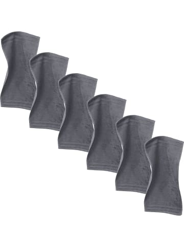 Erwin Müller Frottier Gästetuch 6er-Pack Heidelberg in anthrazit